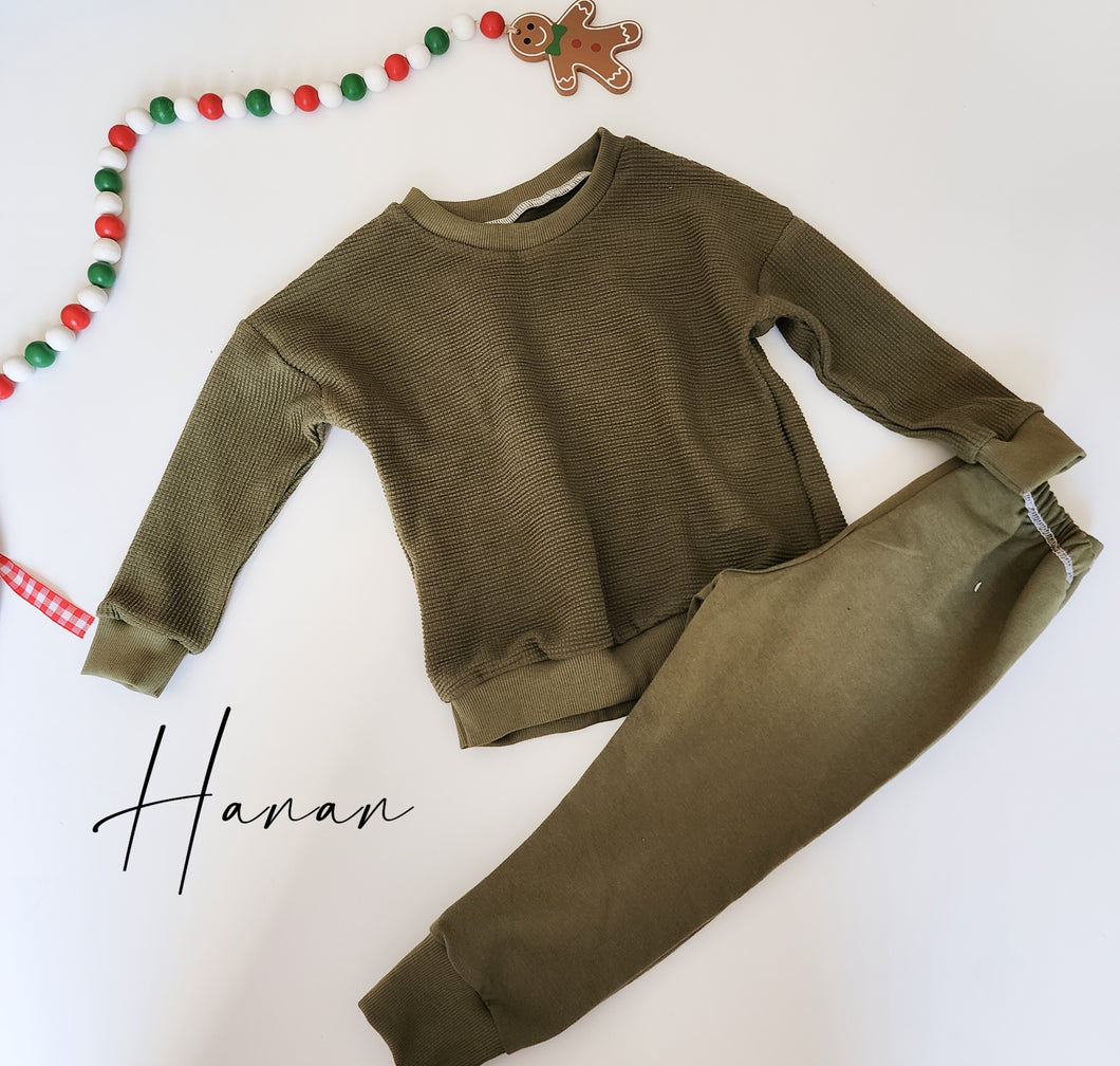 Olive dolman Set