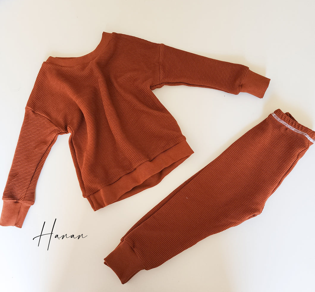 Burnt Sienna dolman Set