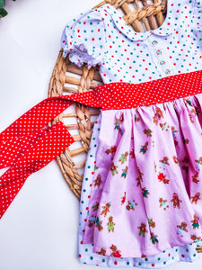 Festive Polka dot dress